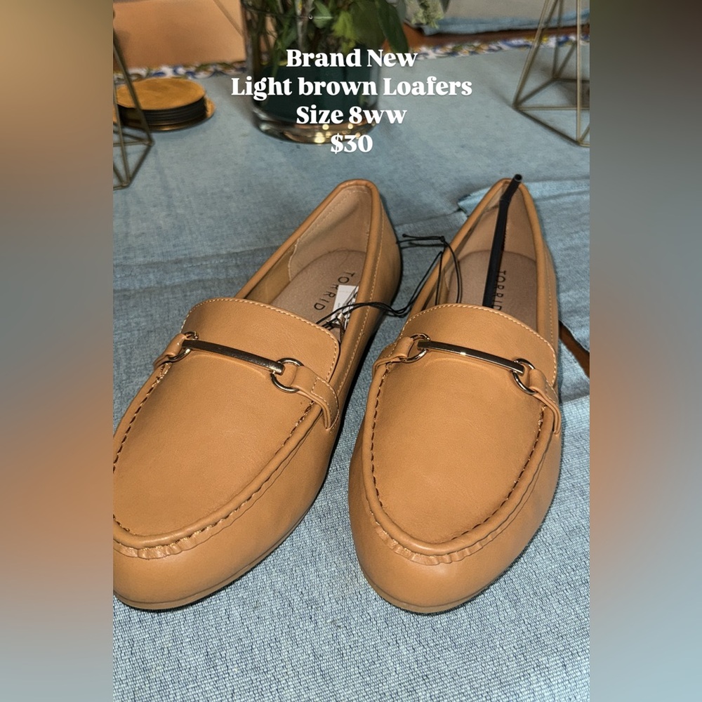 Brown Camel Soft Loafers